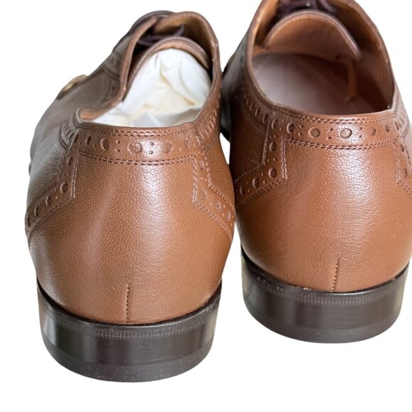 Gucci 745831 Men's Auroville Goat Brown Sugar Lace-up Loafer Shoe multiple sizes - Picture 8 of 13